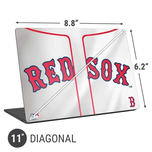 MLB Boston Red Sox Home Jersey Universal Laptop 11in (8.8 x 6.2in) Skin