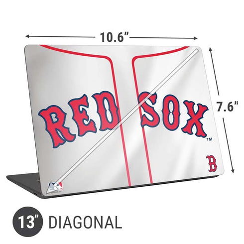 MLB Boston Red Sox Home Jersey Universal Laptop 13in (10.6 x 7.6in) Skin