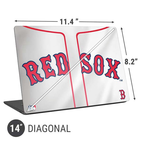 MLB Boston Red Sox Home Jersey Universal Laptop 14in (11.4 x 8.2in) Skin