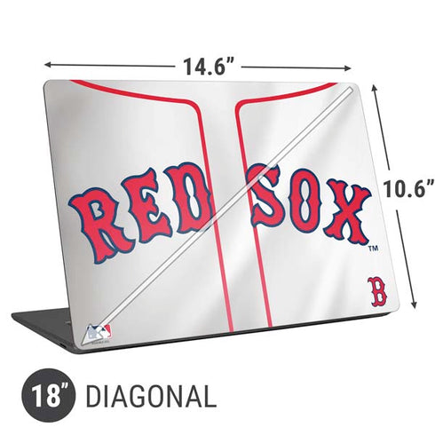 MLB Boston Red Sox Home Jersey Universal Laptop 18in (14.6 x 10.6in) Skin