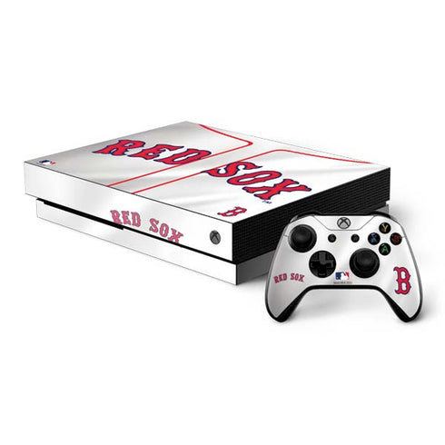 MLB Boston Red Sox Home Jersey Xbox One X Bundle Skin