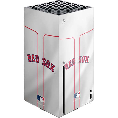 MLB Boston Red Sox Home Jersey Xbox Series X Console Skin