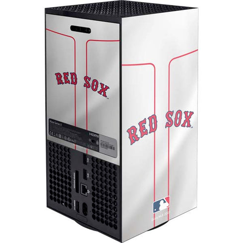 MLB Boston Red Sox Home Jersey Xbox Series X Console Skin