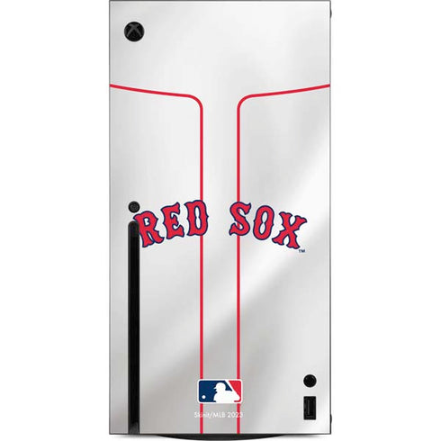 MLB Boston Red Sox Home Jersey Xbox Series X Console Skin