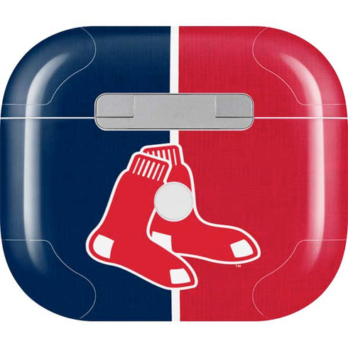MLB Boston Red Sox Split Apple AirPods (3rd Gen 2021) Skin