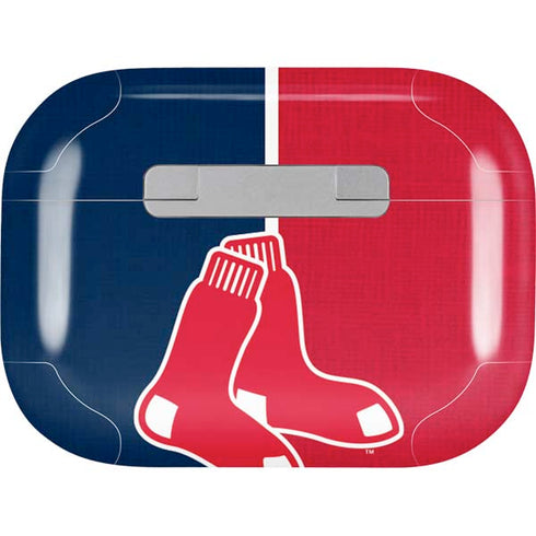 MLB Boston Red Sox Split Apple AirPods Pro Skin