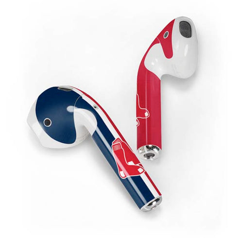 MLB Boston Red Sox Split Apple AirPods Skin