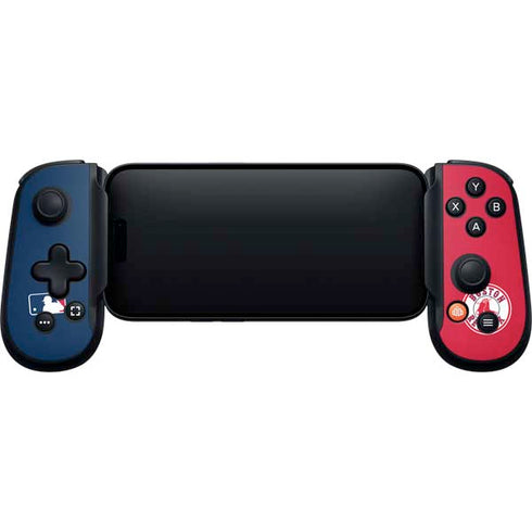 MLB Boston Red Sox Split Backbone One for iPhone Game Controller Skin