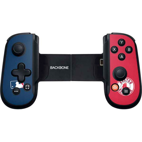 MLB Boston Red Sox Split Backbone One for iPhone Game Controller Skin