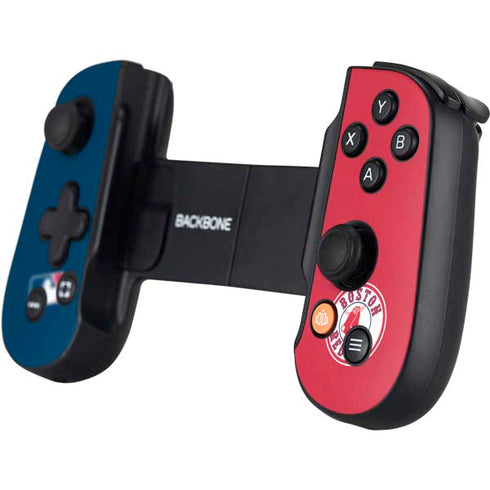 MLB Boston Red Sox Split Backbone One for iPhone Game Controller Skin