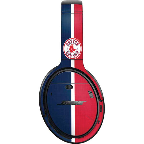 MLB Boston Red Sox Split Bose QuietComfort 35 II Headphones Skin