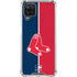 MLB Boston Red Sox Split Galaxy A12 Clear Case