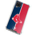 MLB Boston Red Sox Split Galaxy A12 Clear Case