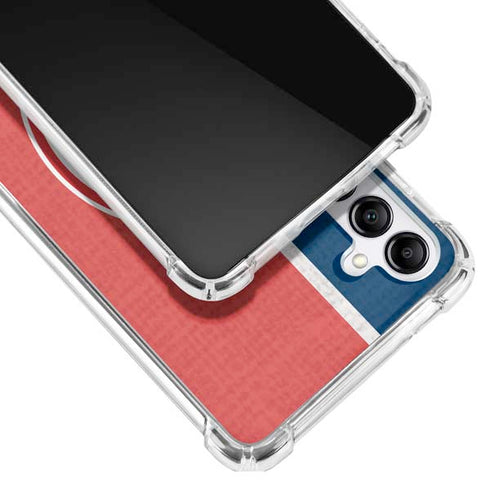 MLB Boston Red Sox Split Galaxy A14 5G Clear Case