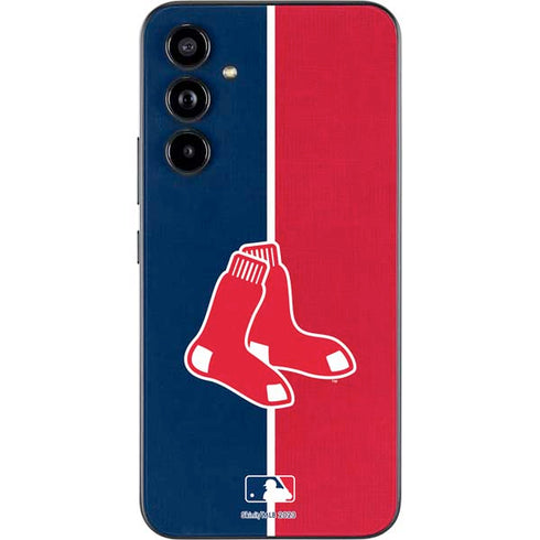MLB Boston Red Sox Split Galaxy A54 5G Skin