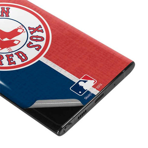 MLB Boston Red Sox Split Galaxy Note 10 Plus Skin
