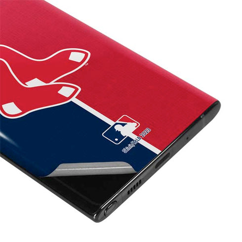 MLB Boston Red Sox Split Galaxy Note 10 Skin