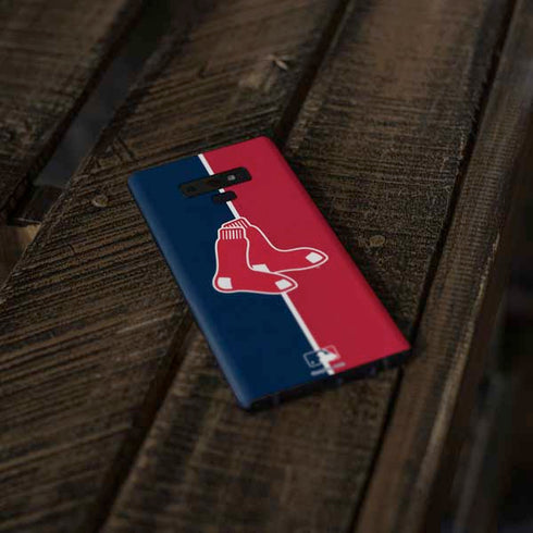 MLB Boston Red Sox Split Galaxy Note 9 Skin