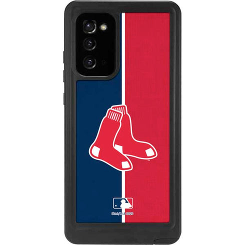 MLB Boston Red Sox Split Galaxy Note20 5G Waterproof Case