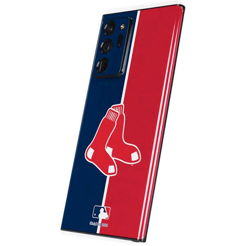 MLB Boston Red Sox Split Galaxy Note20 Ultra 5G Skin