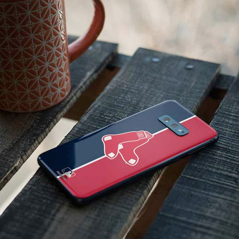 MLB Boston Red Sox Split Galaxy S10e Skin