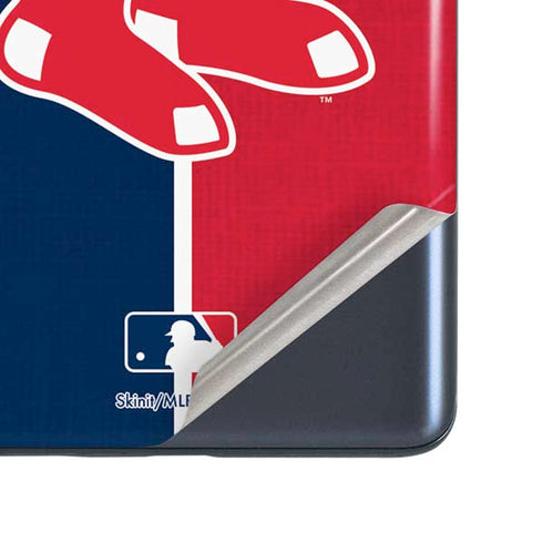 MLB Boston Red Sox Split Galaxy S20 Fan Edition Skin