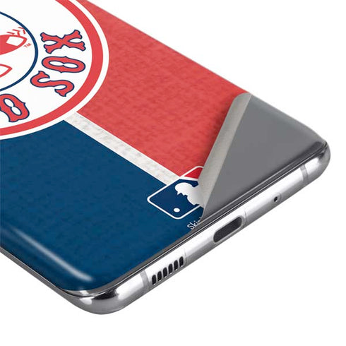 MLB Boston Red Sox Split Galaxy S20 Skin