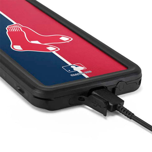 MLB Boston Red Sox Split Galaxy S20 Waterproof Case