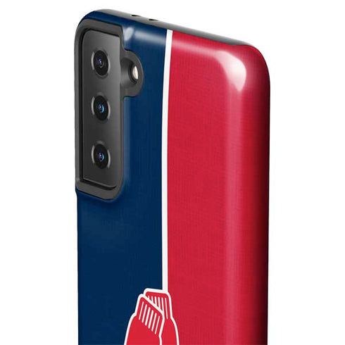 MLB Boston Red Sox Split Galaxy S21 Plus 5G Pro Case