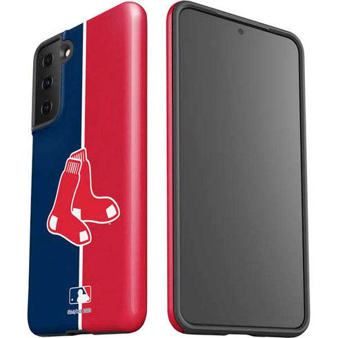 MLB Boston Red Sox Split Galaxy S21 Plus 5G Pro Case