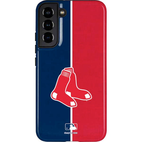 MLB Boston Red Sox Split Galaxy S22 Plus Pro Case