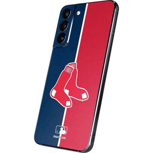 MLB Boston Red Sox Split Galaxy S22 Plus Skin