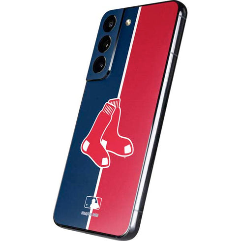 MLB Boston Red Sox Split Galaxy S22 Skin