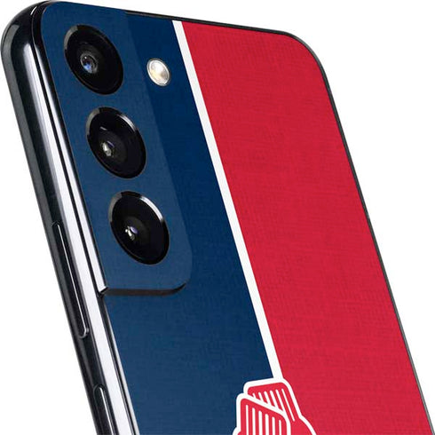 MLB Boston Red Sox Split Galaxy S22 Skin