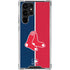 MLB Boston Red Sox Split Galaxy S22 Ultra Clear Case