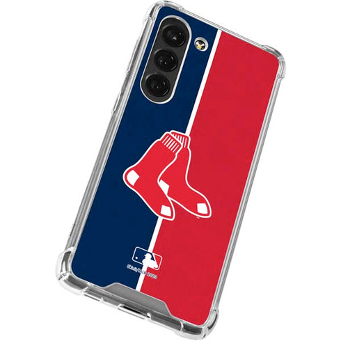 MLB Boston Red Sox Split Galaxy S23 Clear Case