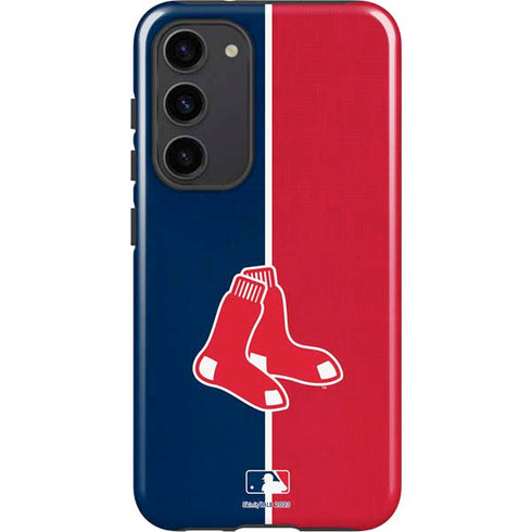 MLB Boston Red Sox Split Galaxy S23 Plus Pro Case