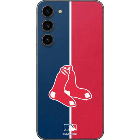 MLB Boston Red Sox Split Galaxy S23 Plus Skin