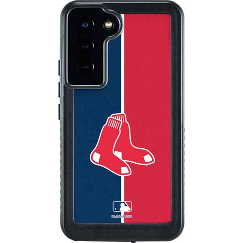 MLB Boston Red Sox Split Galaxy S23 Plus Waterproof Case