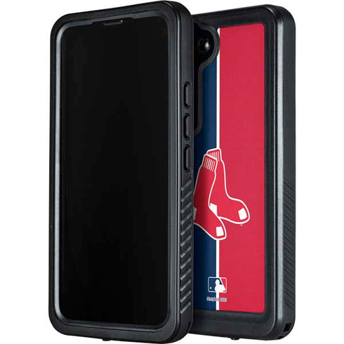 MLB Boston Red Sox Split Galaxy S23 Plus Waterproof Case