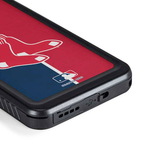 MLB Boston Red Sox Split Galaxy S23 Plus Waterproof Case