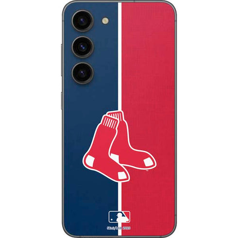 MLB Boston Red Sox Split Galaxy S23 Skin