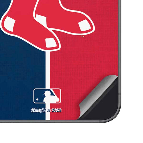 MLB Boston Red Sox Split Galaxy S23 Skin