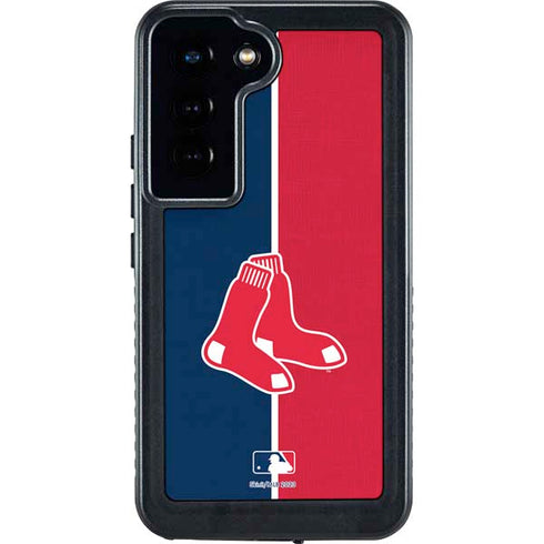 MLB Boston Red Sox Split Galaxy S23 Waterproof Case