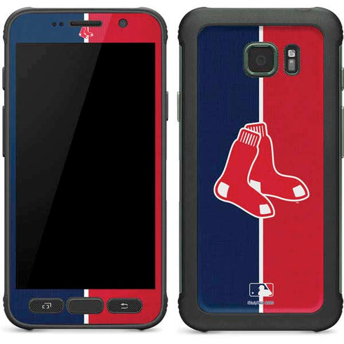 MLB Boston Red Sox Split Galaxy S7 Active Skin