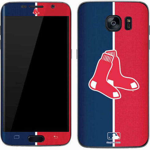 MLB Boston Red Sox Split Galaxy S7 Skin
