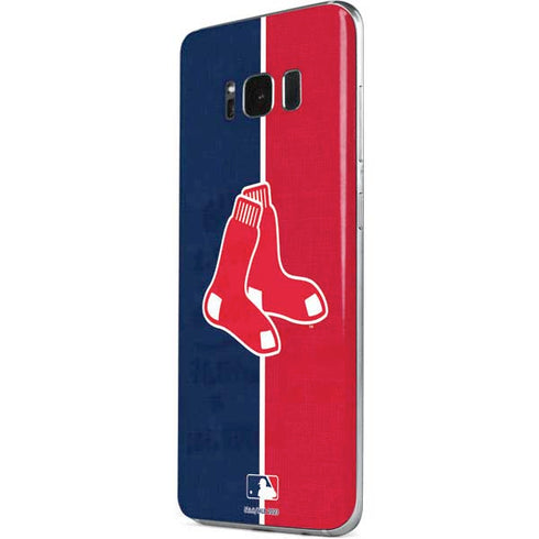 MLB Boston Red Sox Split Galaxy S8 Skin
