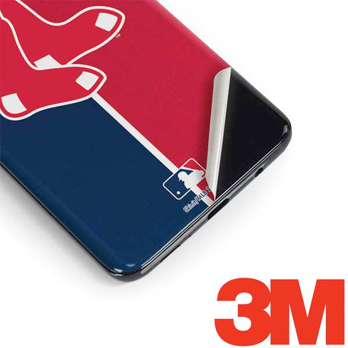 MLB Boston Red Sox Split Galaxy S9 Skin