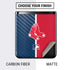 MLB Boston Red Sox Split Galaxy Z Flip Skin