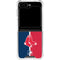 MLB Boston Red Sox Split Galaxy Z Flip5 5G Clear Case